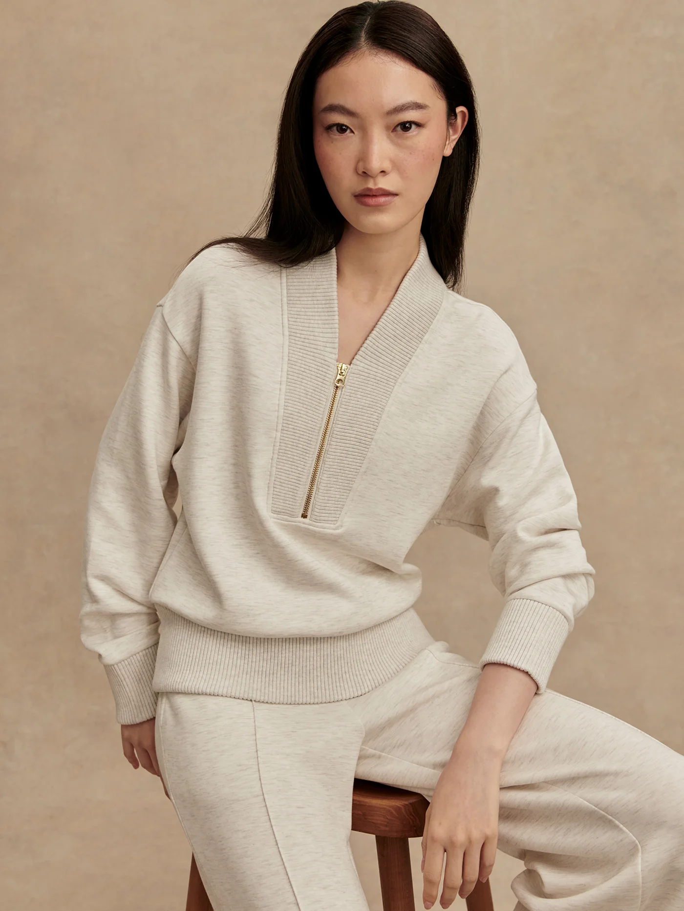 Sally Half Zip Sweat