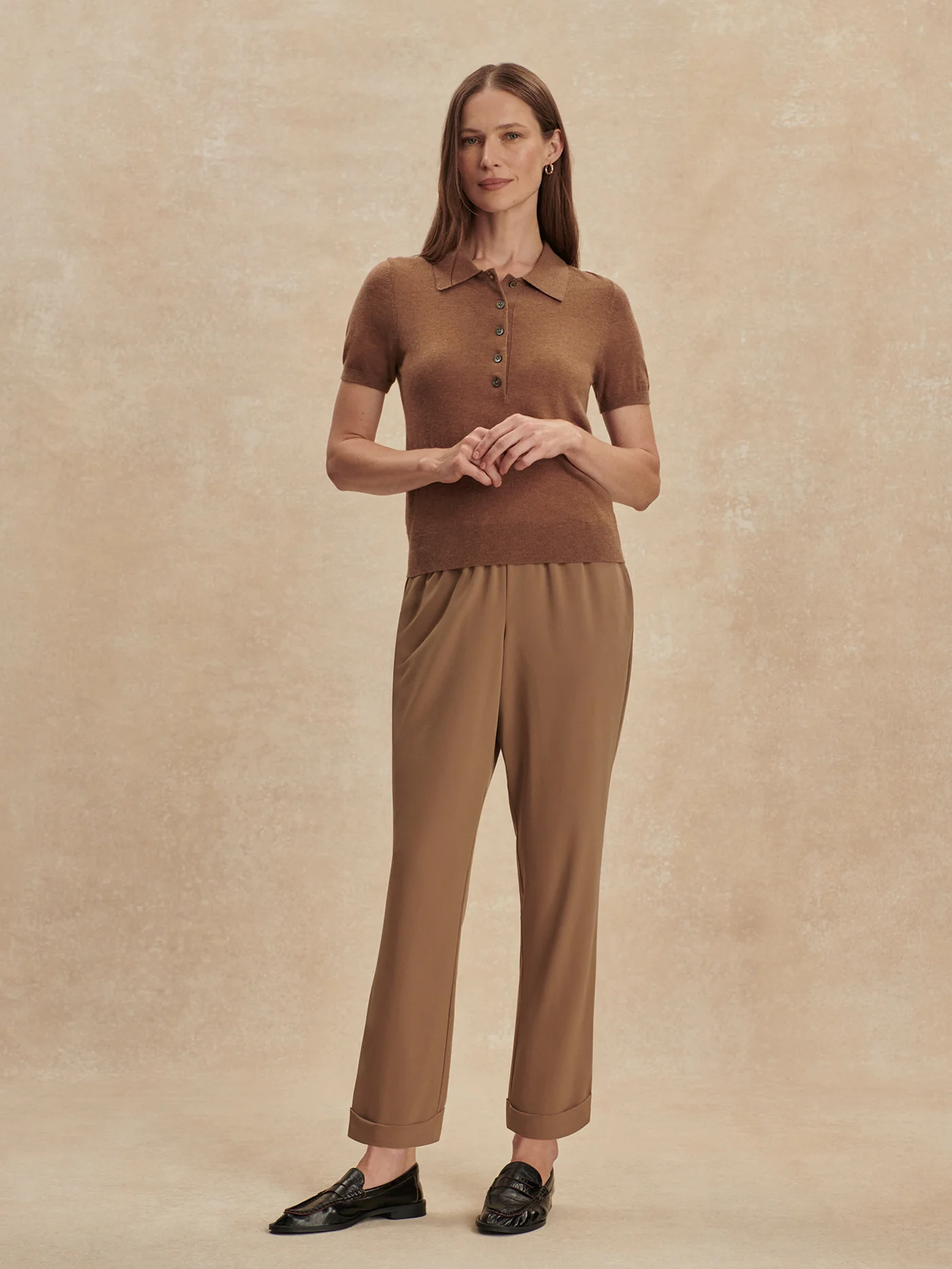 Stretch Lightweave Easy Crop Travel Pant Regular