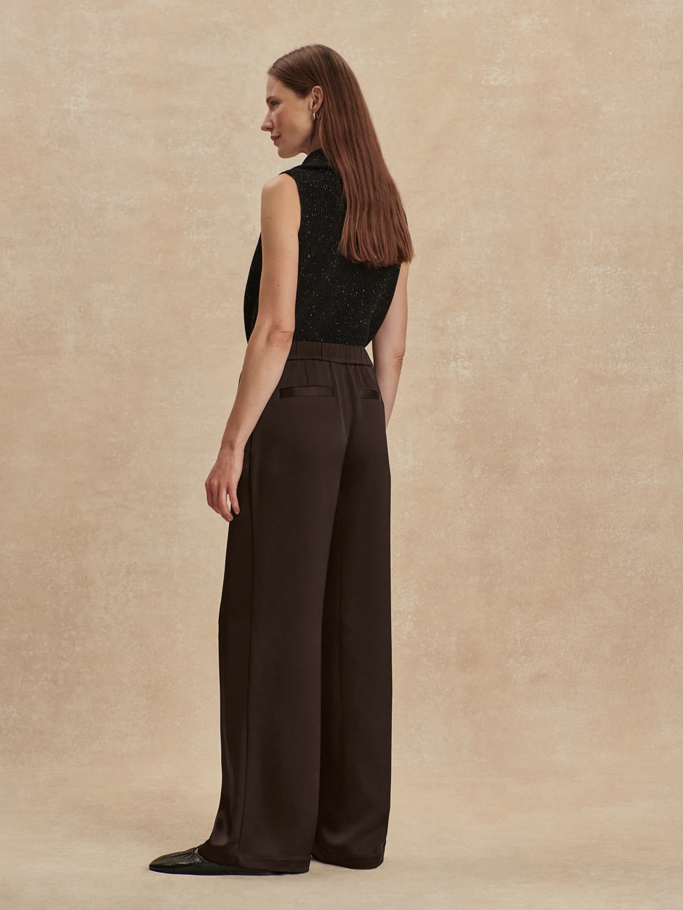 Light Satin Wide-Leg Pant Regular - Image 4