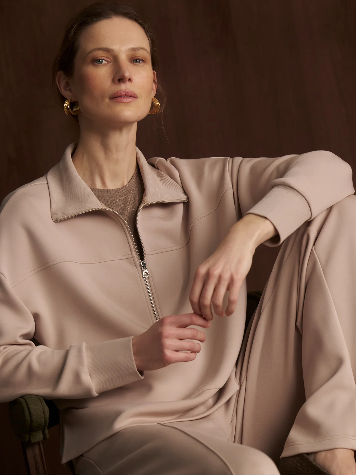 Kayleigh Half Zip Sweat