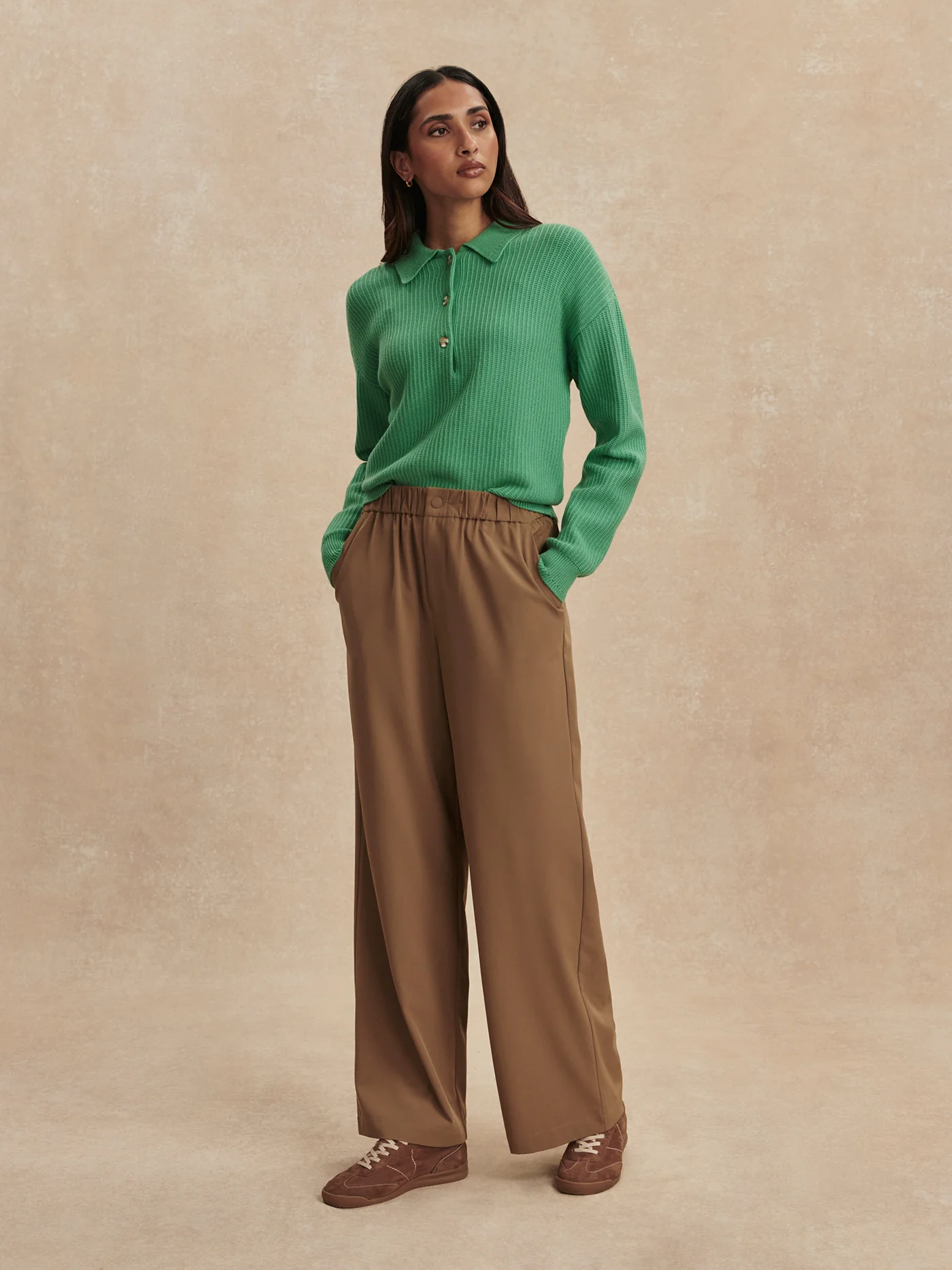Stretch Lightweave Wide-Leg Travel Pant Regular - Image 24
