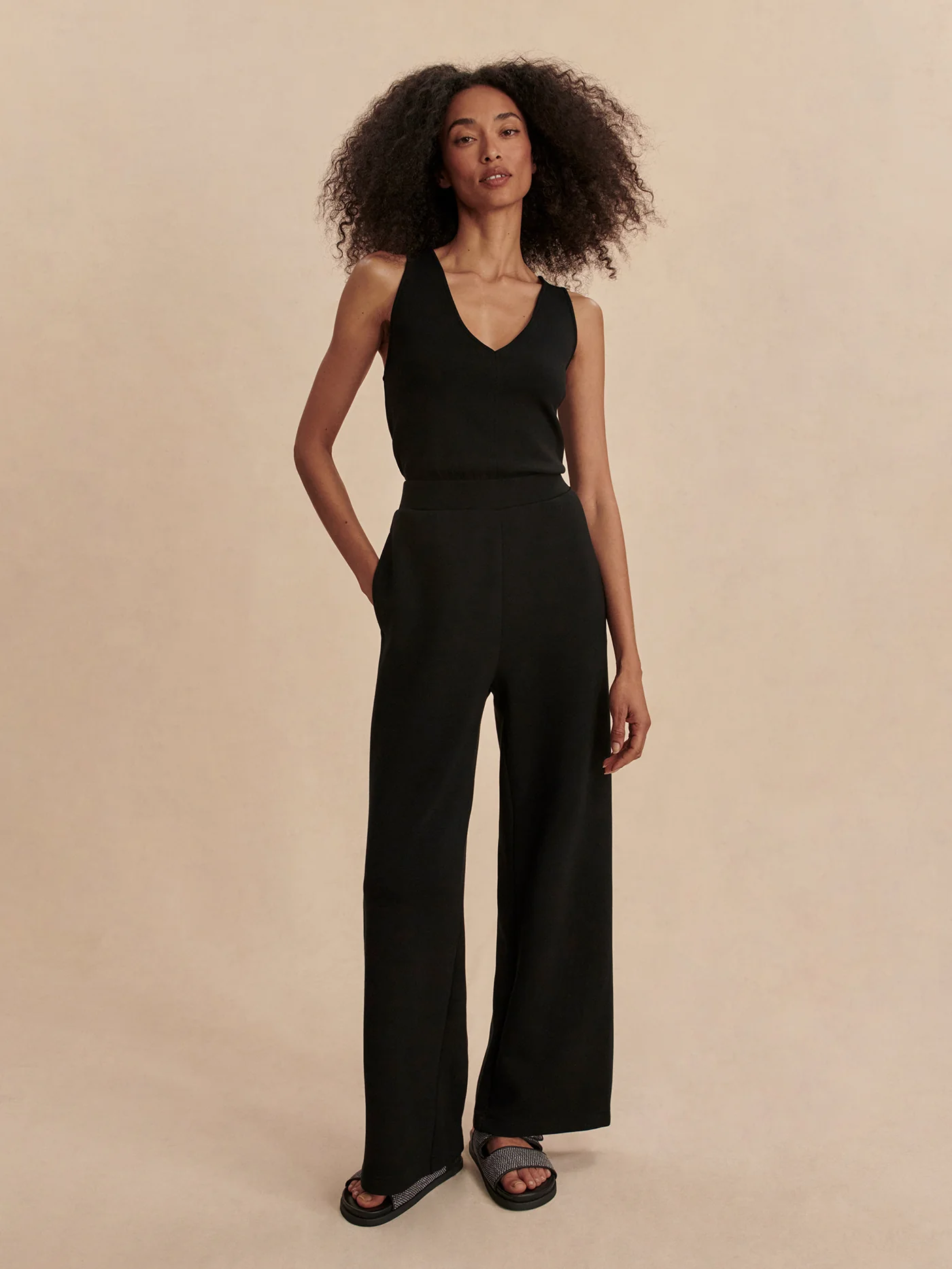 Alina Wide Leg Jumpsuit