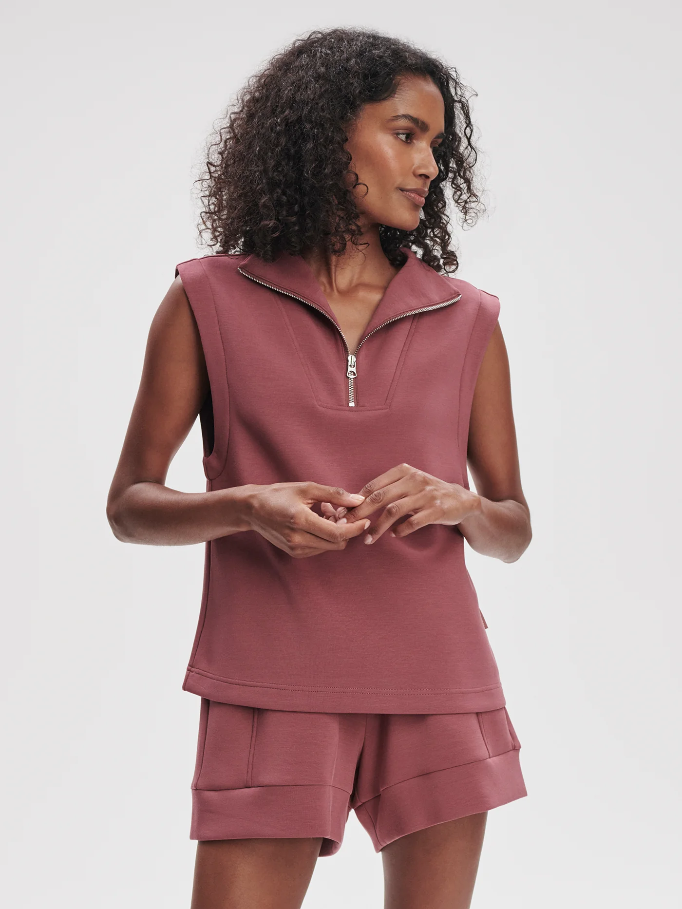 Magnolia Half Zip Tank 2.0 - Image 23