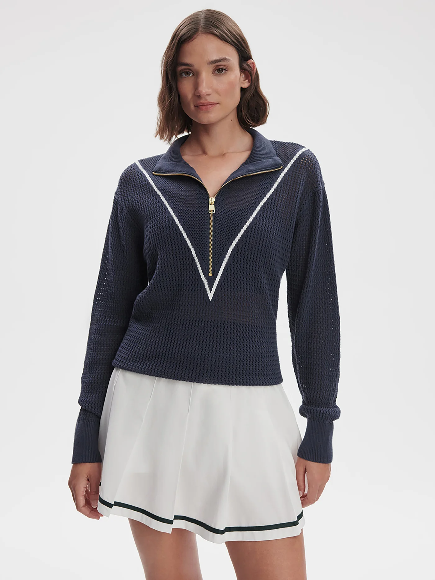 Calva Half-Zip Knit