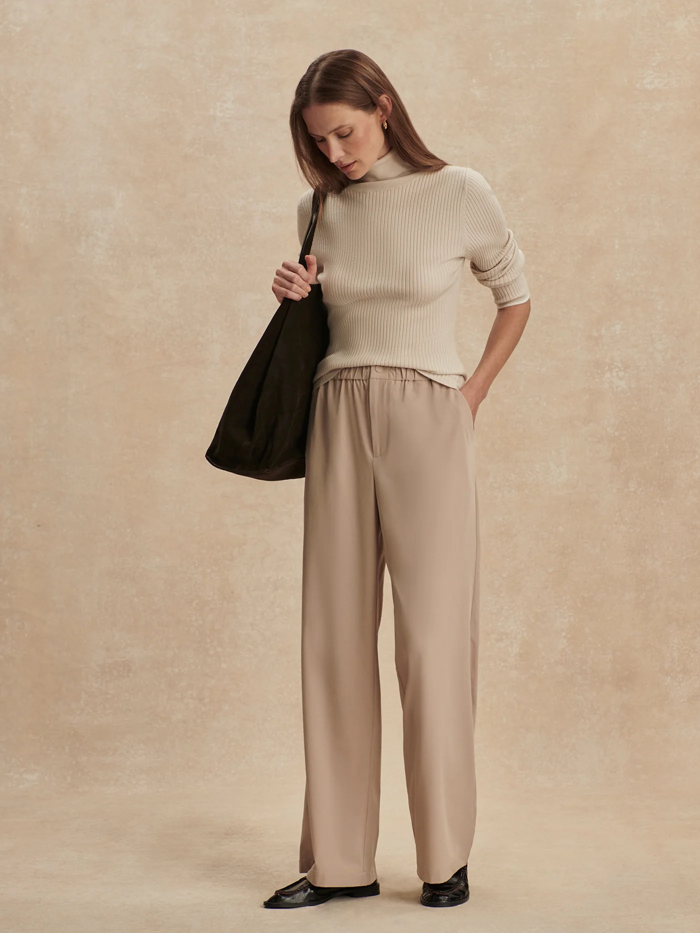 Stretch Lightweave Wide-Leg Travel Pant Regular - Image 16