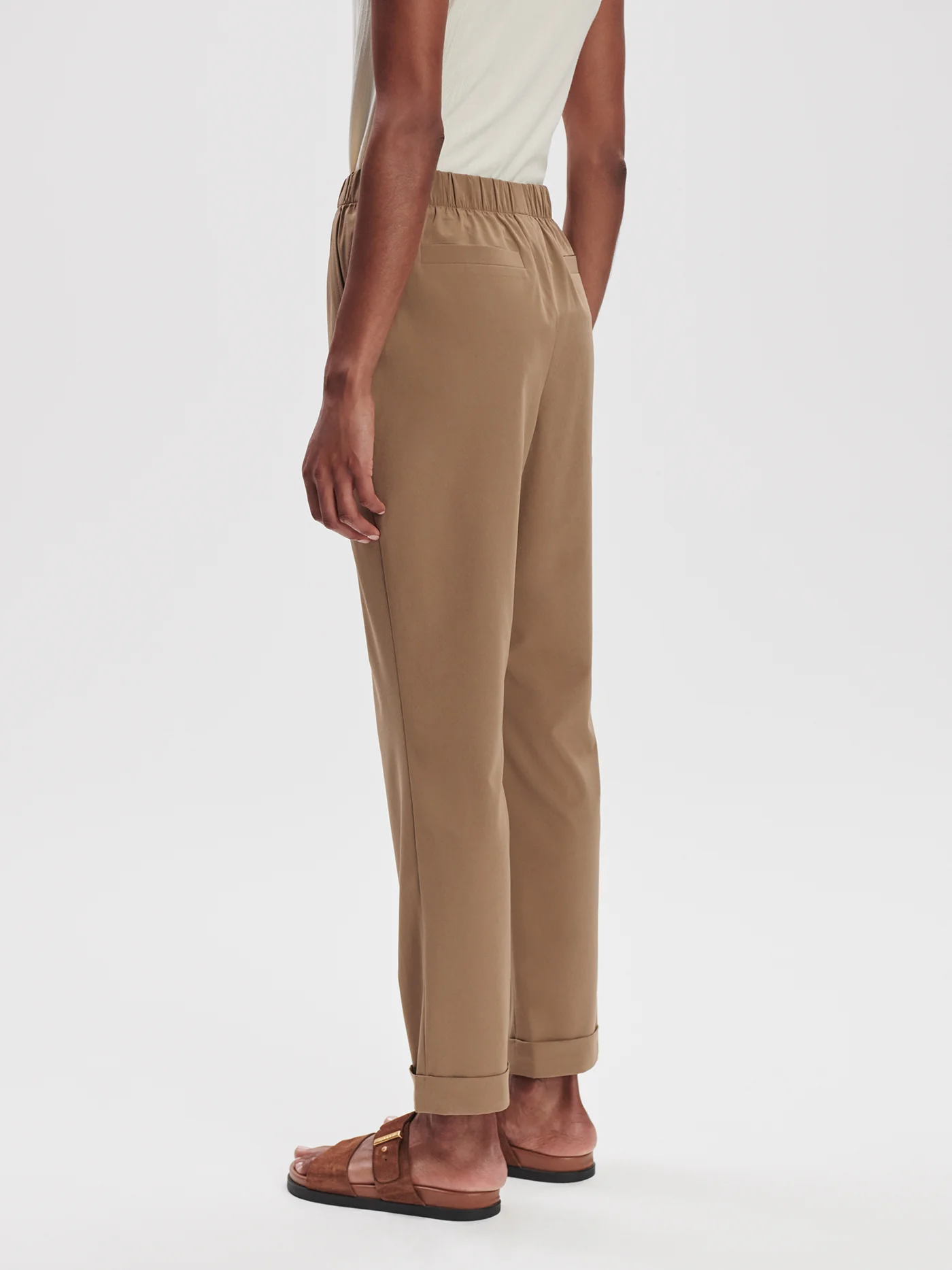 Stretch Lightweave Crop Pleat Travel Pant Regular - Image 25
