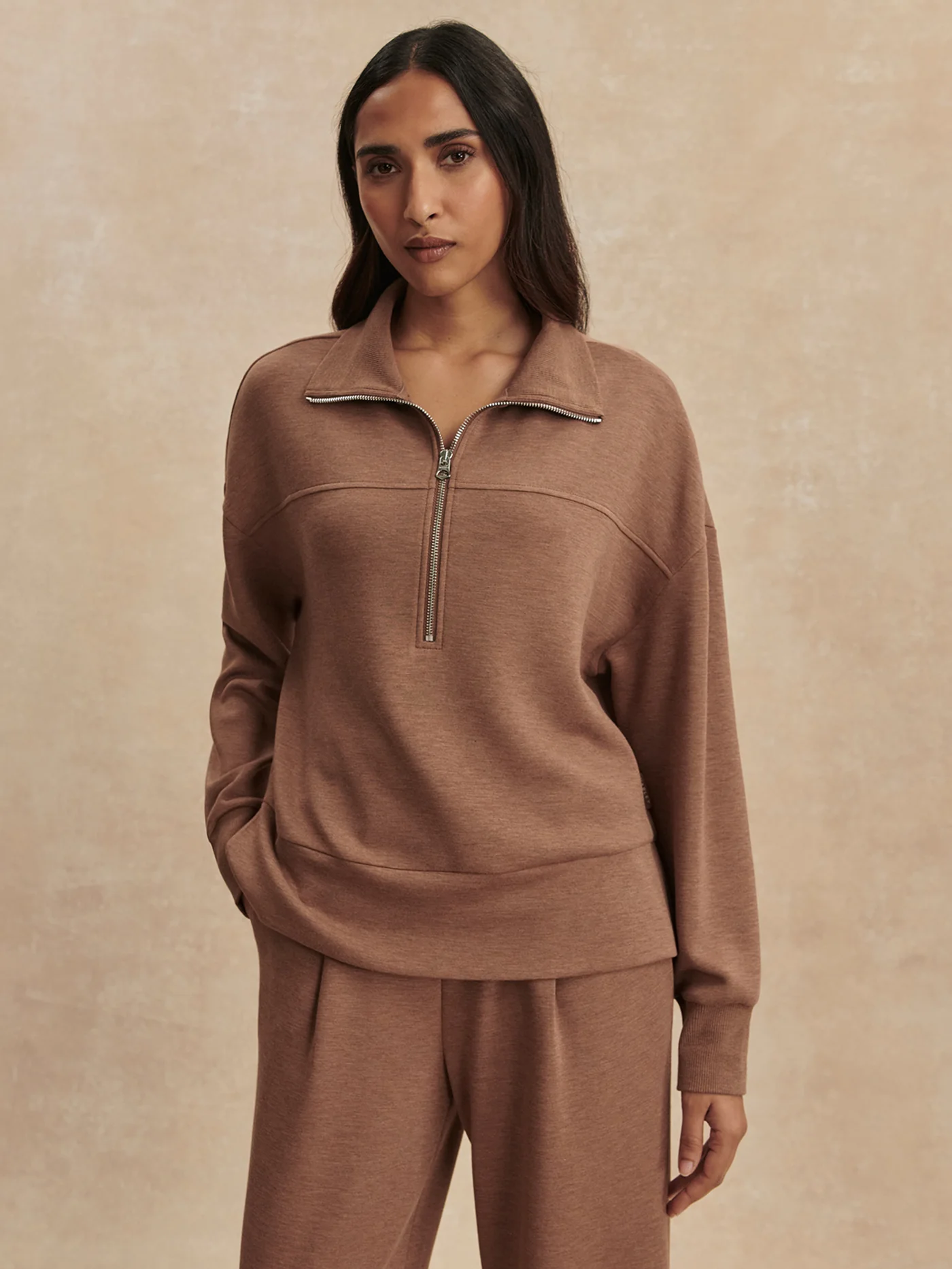 Kayleigh Half Zip Sweat
