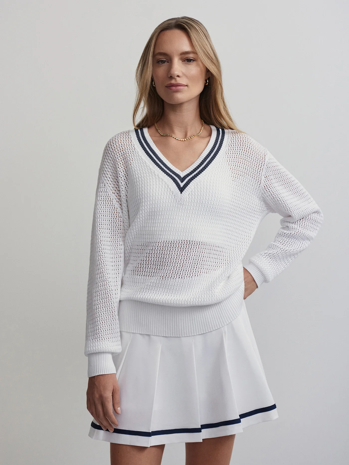 Hadley V-Neck Knit Sweater