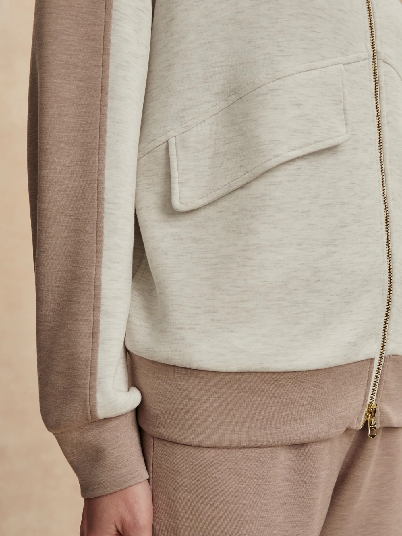 Garcia Two-Tone Zip-Through Sweat - Image 5
