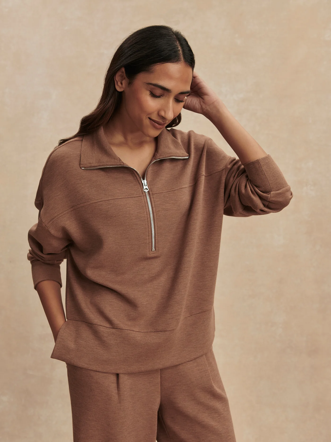 Kayleigh Half Zip Sweat - Image 3